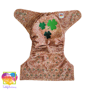 Shamrock OS Embroidered Pocket Diaper