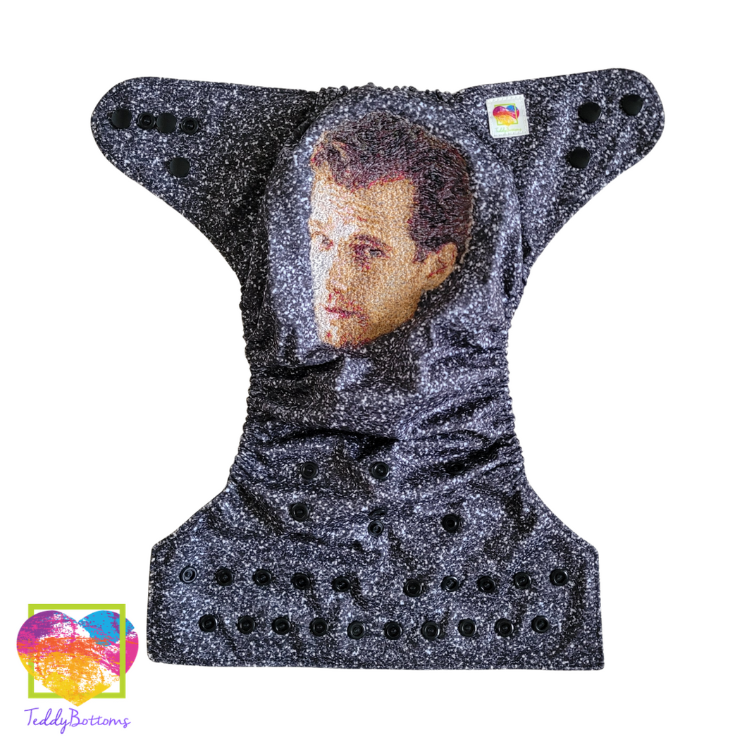 Henry Cavill OS Embroidered Cloth Pocket Diaper