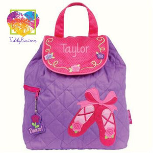 Quilted Backpack Ballet Shoes