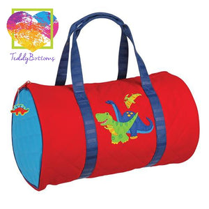 Quilted Duffle Red Dino